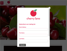 Tablet Screenshot of cherrylane.net